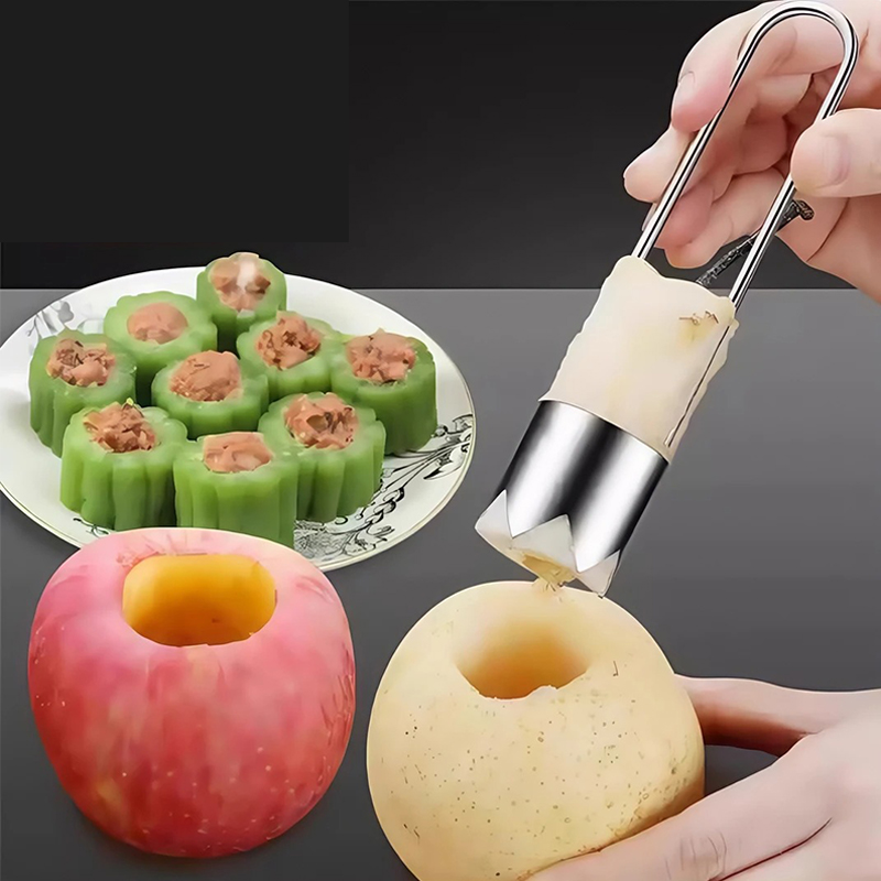 Kitchen Gadgets Design - Stainless Steel Fruit Core Remover Apple