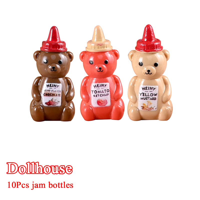 Kitchen Gadgets Website - 10Pcs 1/12 Dollhouse Simulated Little Bear
