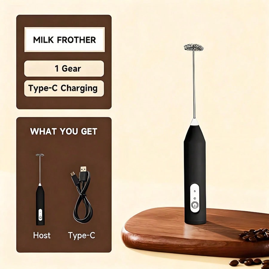 Kitchen Gadgets Design - 1-Pack Handheld Electric Mixer, Egg Beater,