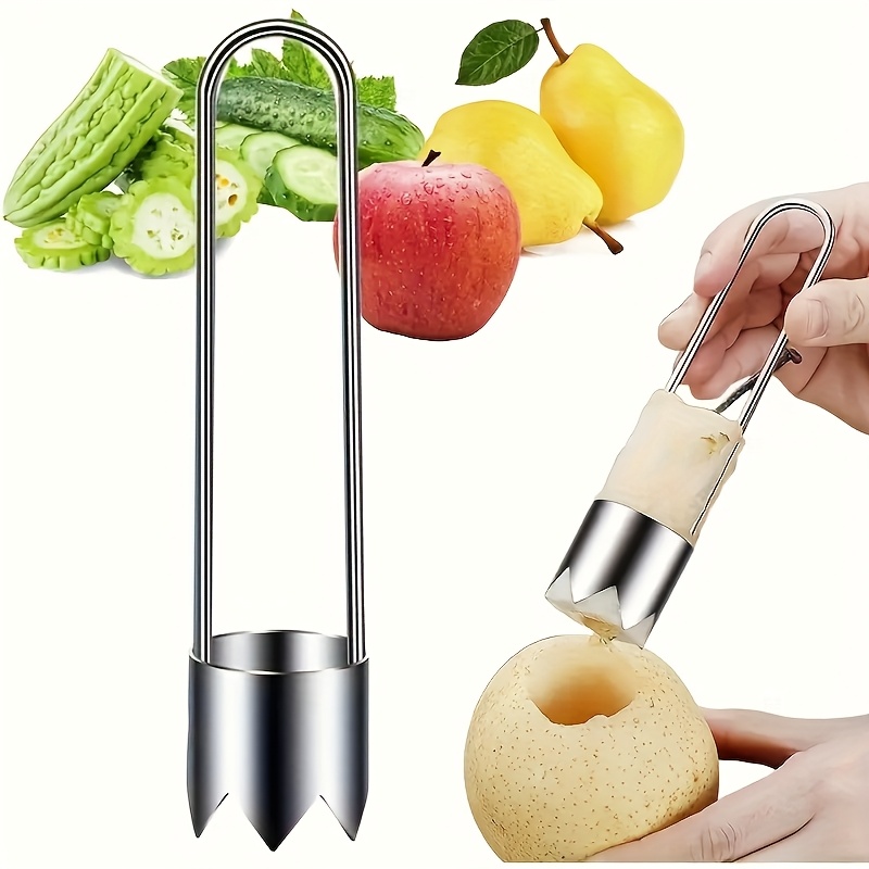 Kitchen Gadgets Design - Stainless Steel Fruit Vegetable Core Remover