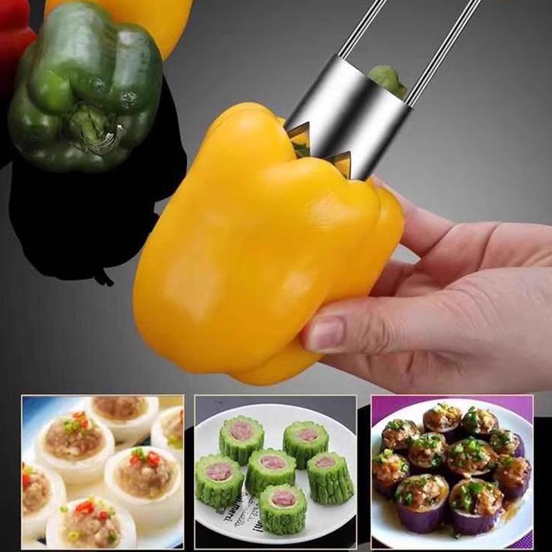 Stainless Steel Fruit Core Rem - Kitchen Gadgets Design 评论和价格