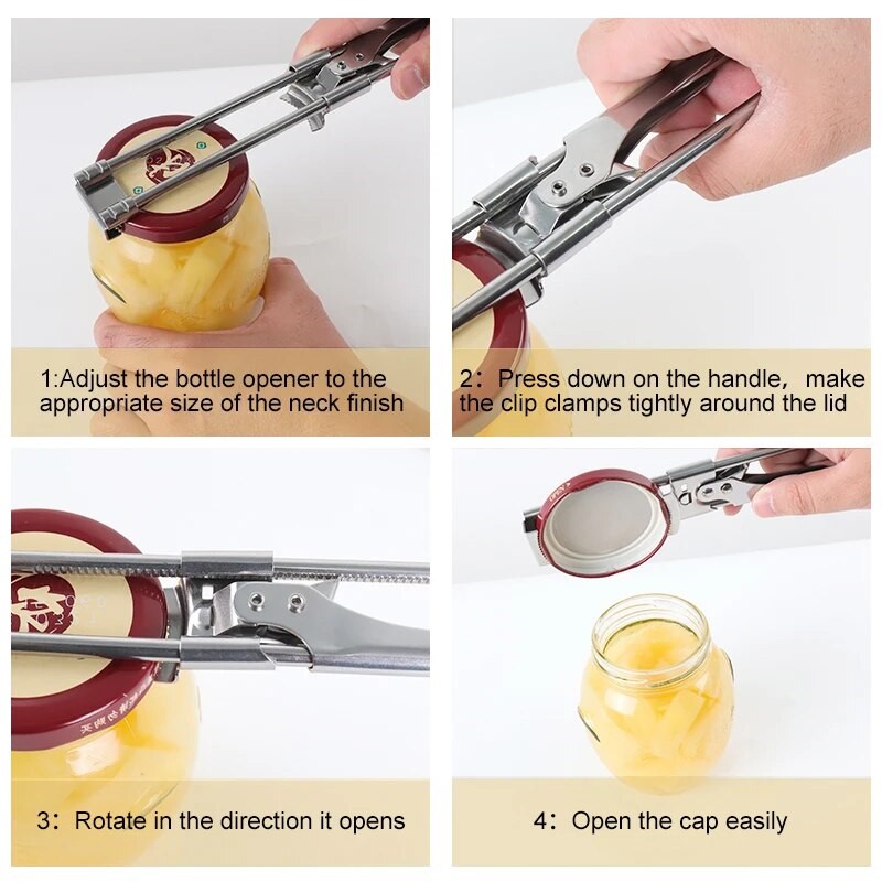 Stainless Steel Kitchen Tools  - Kitchen Gadgets Jar Openers 评论和价格