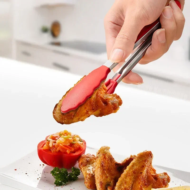 7 Inch Non-Slip Food Tongs Cre - Kitchen Handy Gadgets 评论和价格