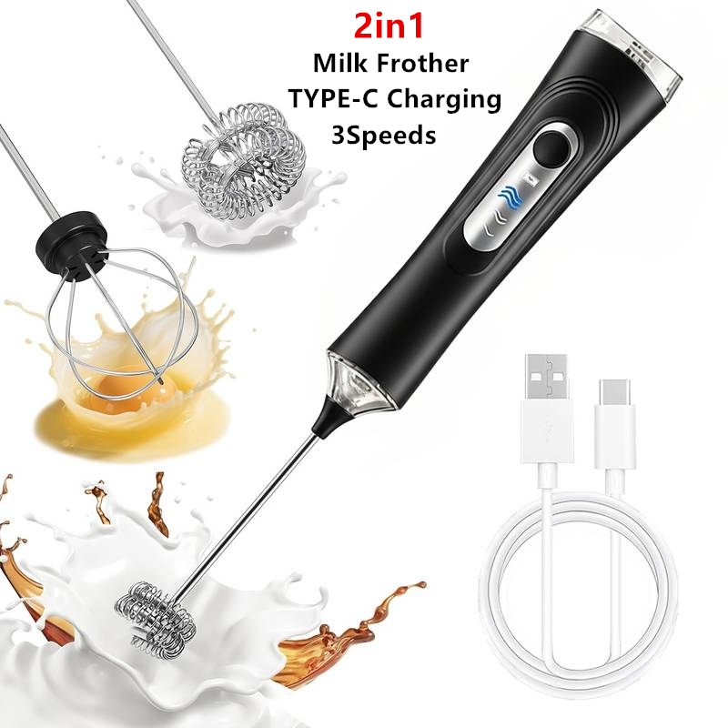 Electric Milk Frother Foamer + - Kitchen Gadgets Design 评论和价格