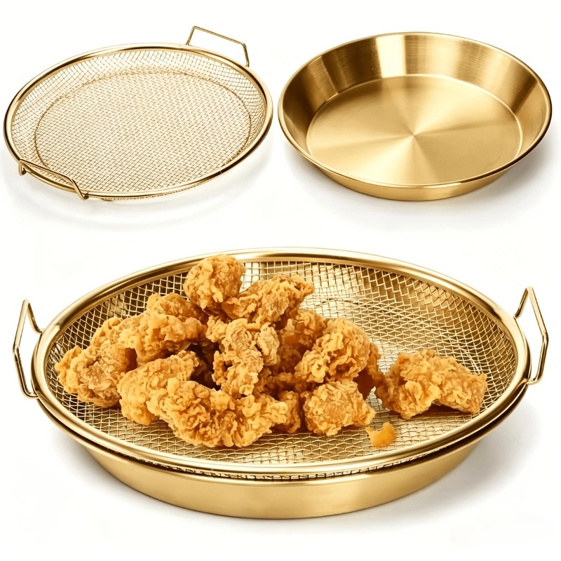 Gold Heavy Duty Deep Fryer Rac - Kitchen Gadgets Air Fryer 评论和价格