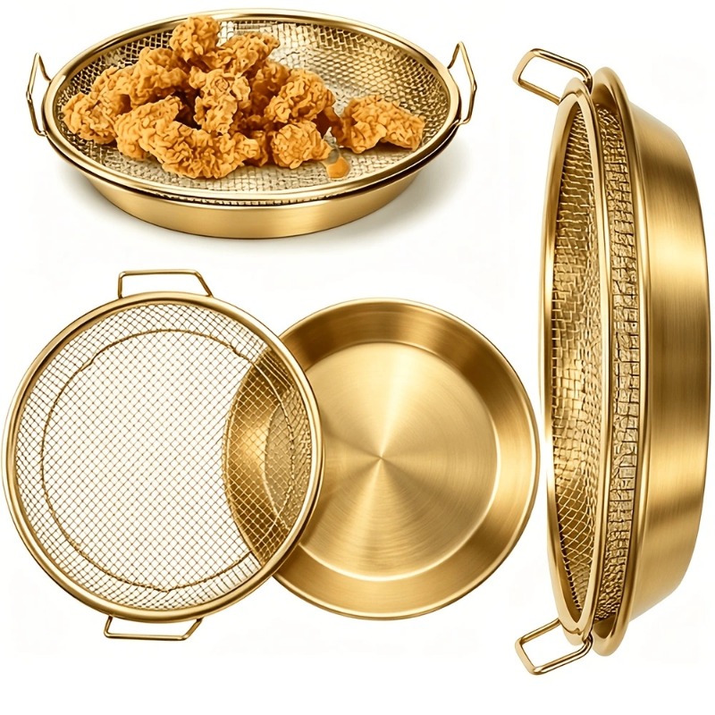 Gold Heavy Duty Deep Fryer Rac - Kitchen Gadgets Air Fryer 评论和价格