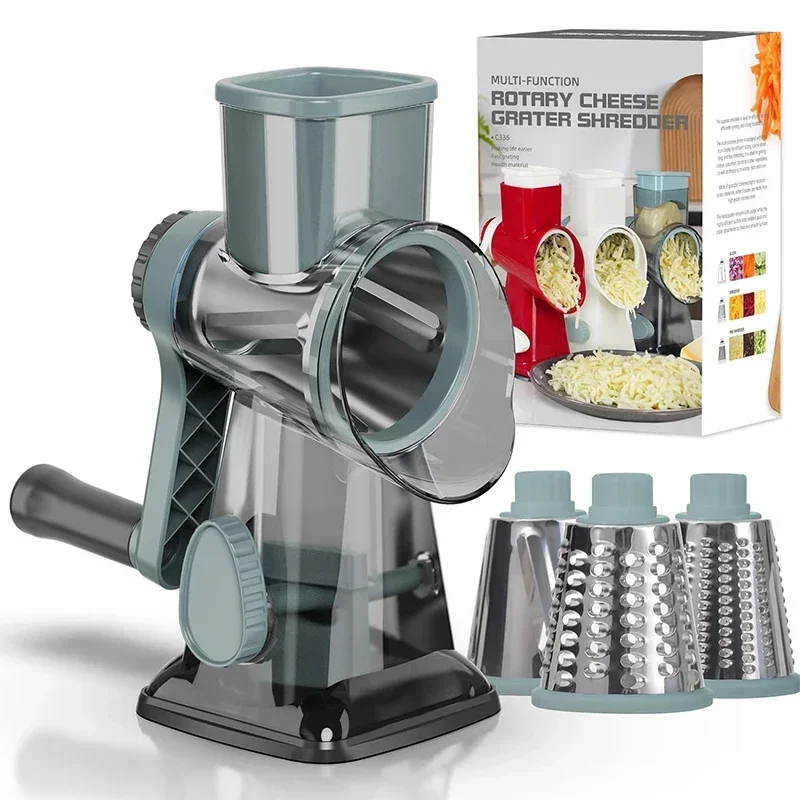 2025 3-in-1 Rotary Cheese Grat - Kitchen Gadgets New 2025 评论和价格