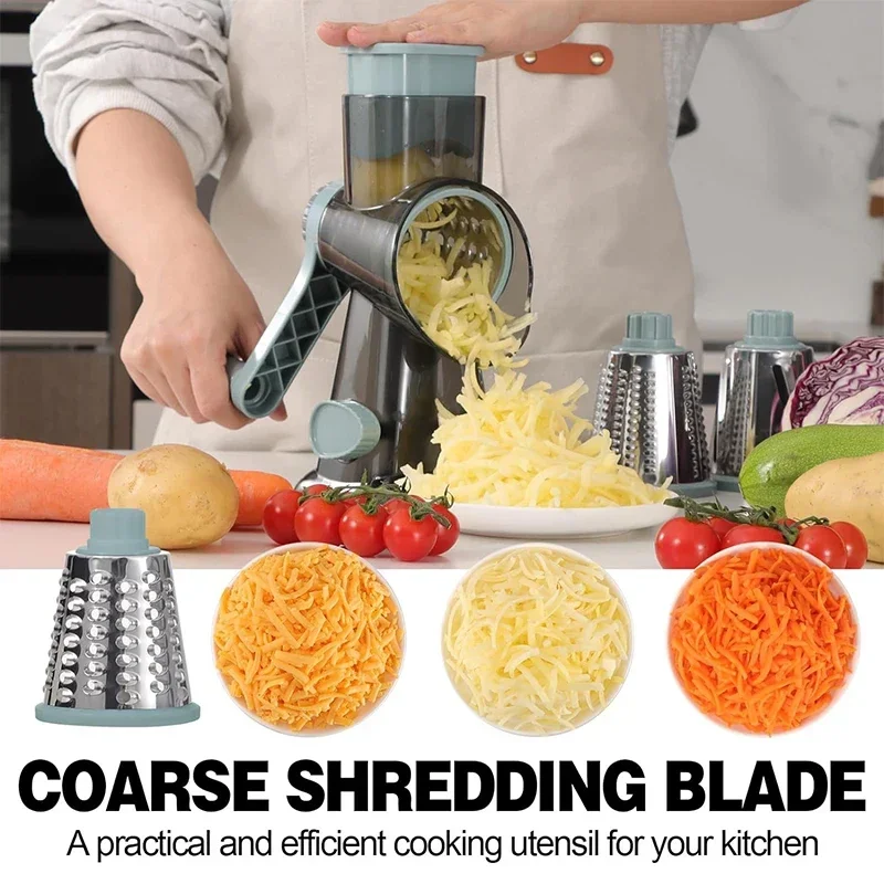2025 3-in-1 Rotary Cheese Grat - Kitchen Gadgets New 2025 评论和价格