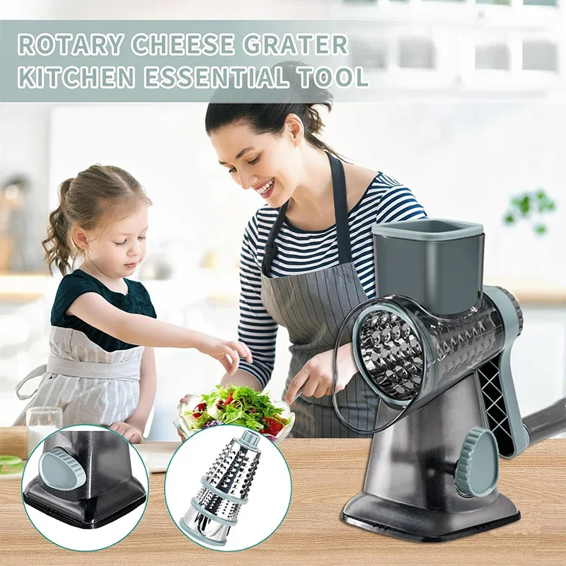 2025 3-in-1 Rotary Cheese Grat - Kitchen Gadgets New 2025 评论和价格