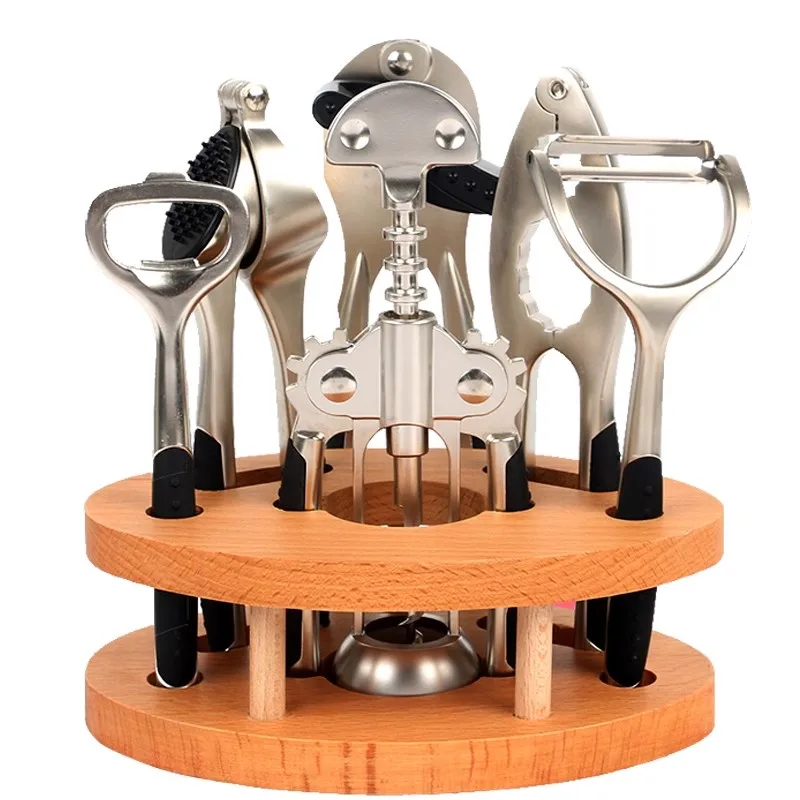 7Pcs Zinc Alloy Kitchen Gadget - Kitchen Gadgets Jar Openers 评论和价格