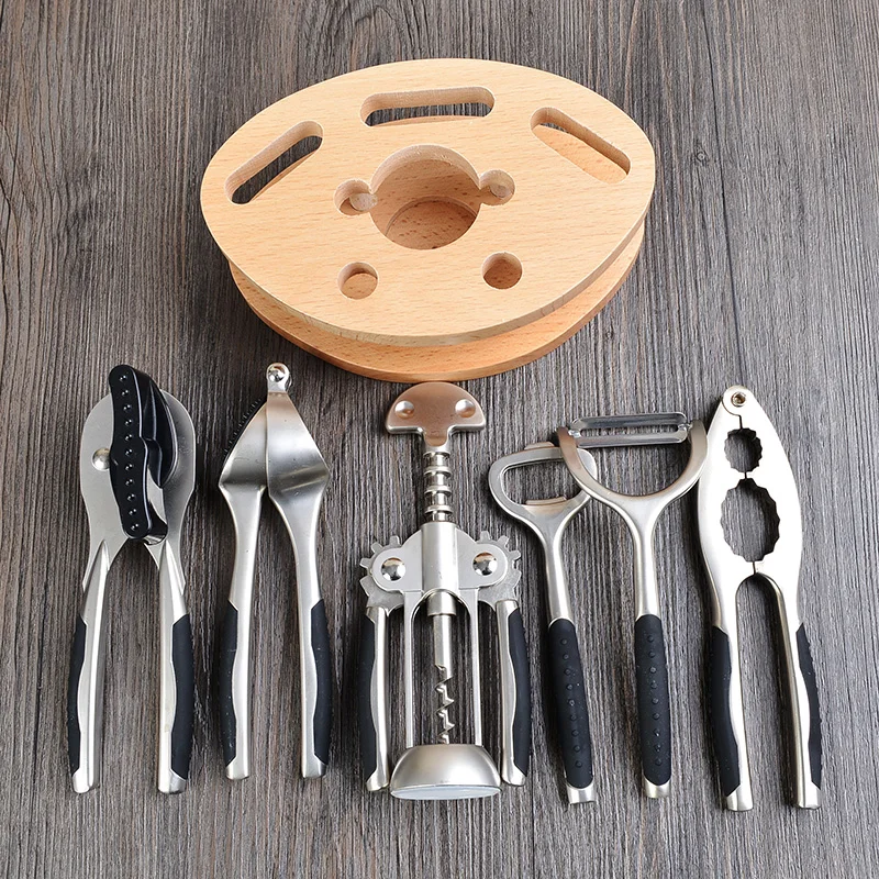 7Pcs Zinc Alloy Kitchen Gadget - Kitchen Gadgets Jar Openers 评论和价格