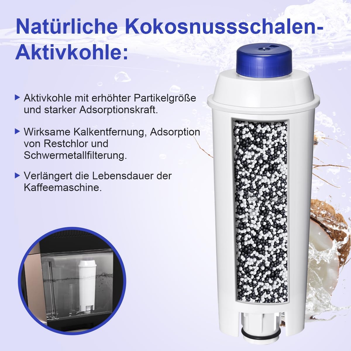 DLSC002 Water Filter Replaceme - Delonghi Espresso Magnifica 评论和价格