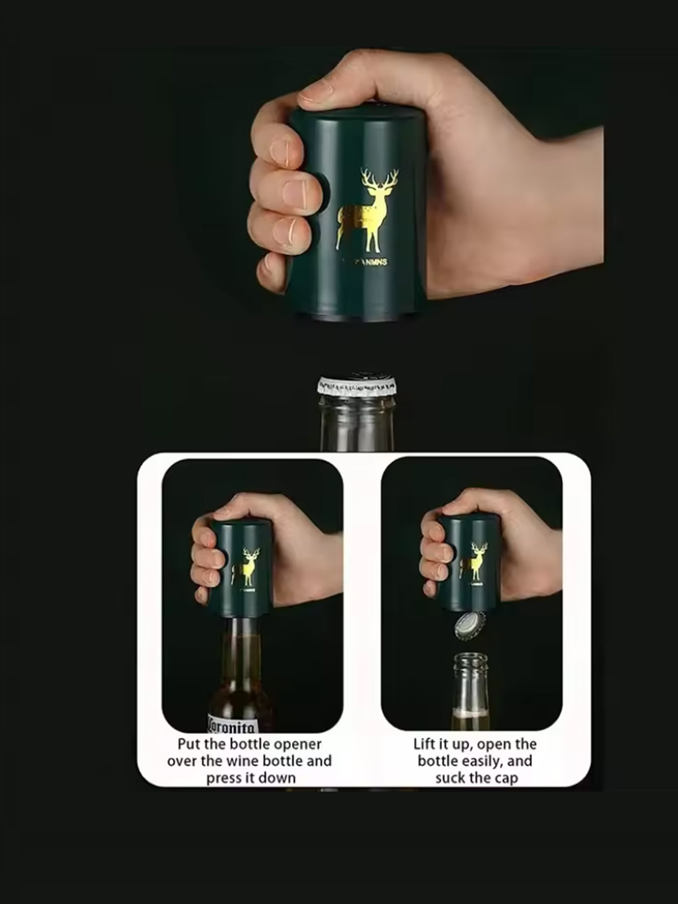 1Pcs Automatic Beer Bottle Ope - Kitchen Gadgets Design 评论和价格