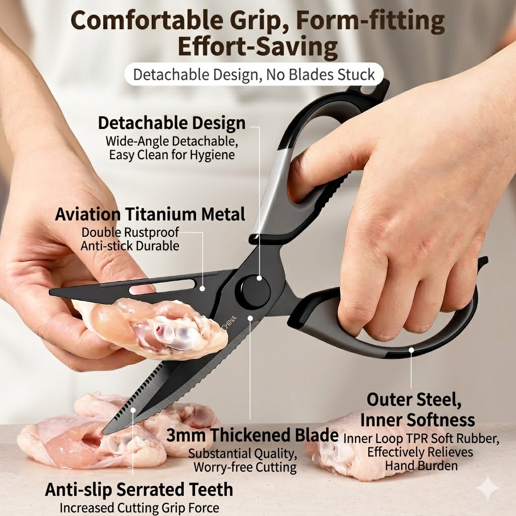 Kitchen scissors Titanium Chic - Kitchen Hanging Gadgets 评论和价格