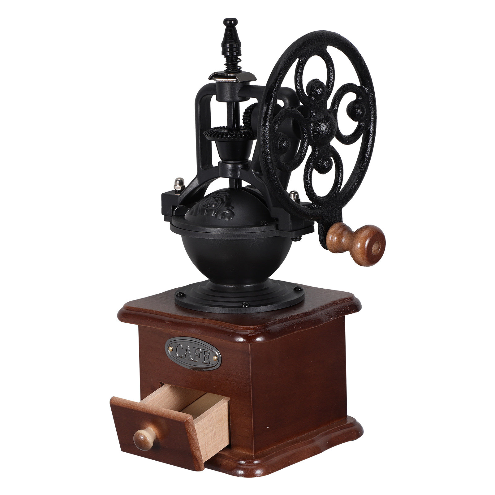 Retro Wooden Manual Coffee Mac - Kitchen Gadgets Vintage 评论和价格