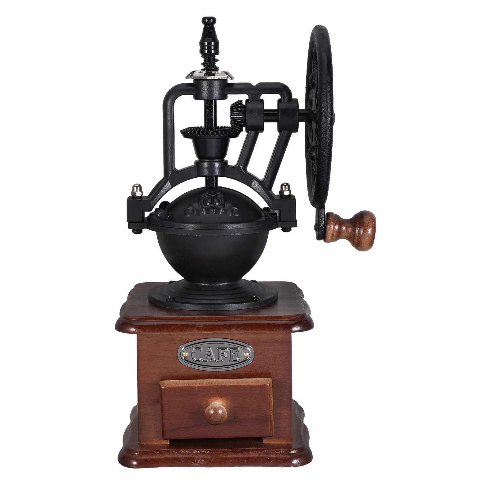 Retro Wooden Manual Coffee Mac - Kitchen Gadgets Vintage 评论和价格