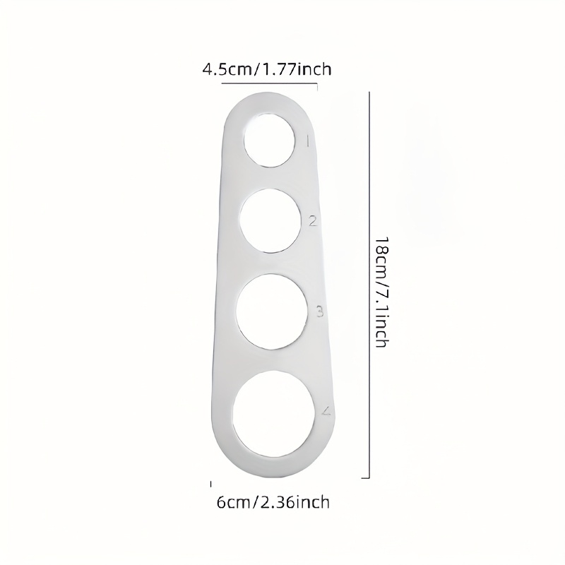 yesStainless Steel 4-Hole Past - Pasta Measuring Tool 评论和价格