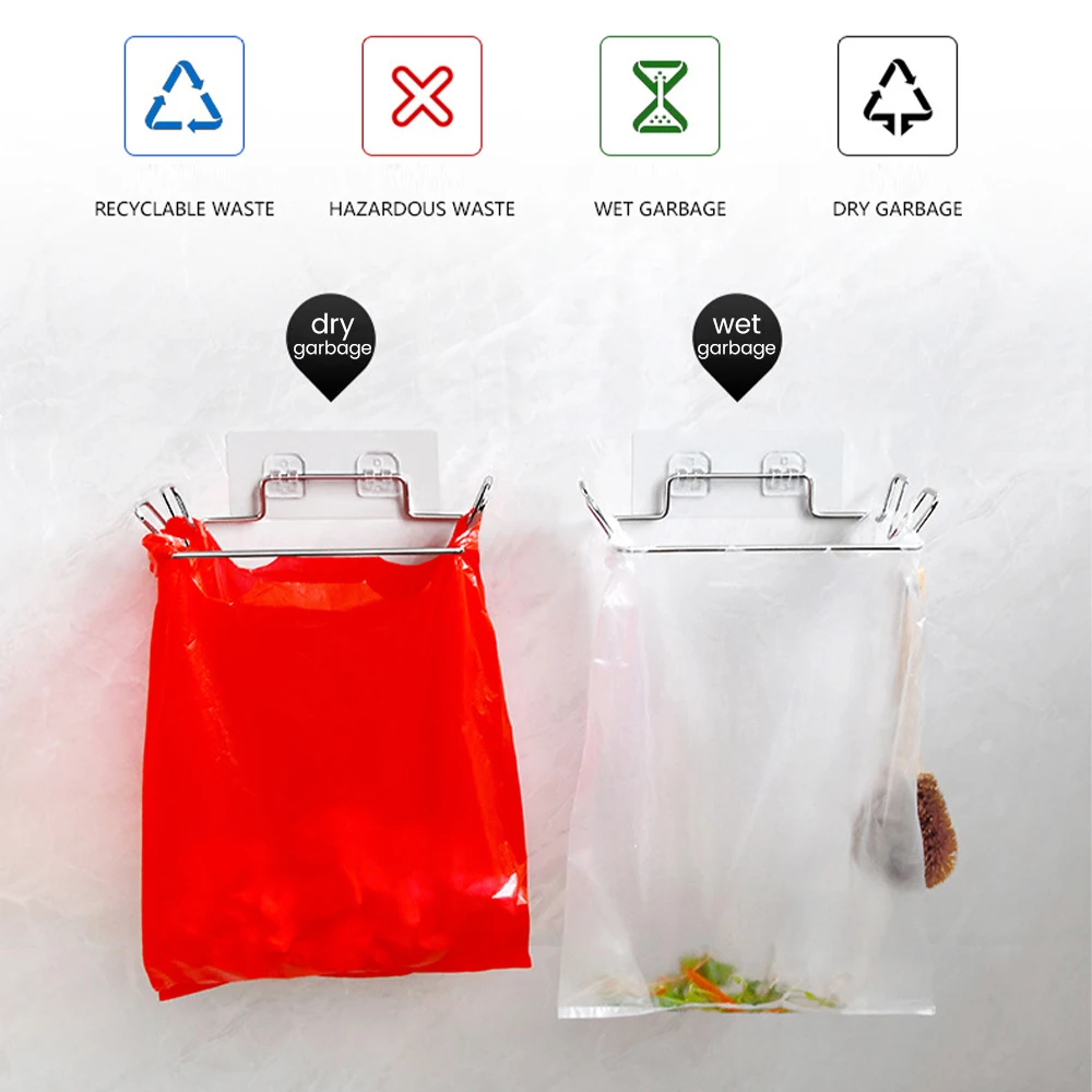 2Pcs Trash Rack for Kitchen St - Kitchen Gadgets Wallpaper 评论和价格