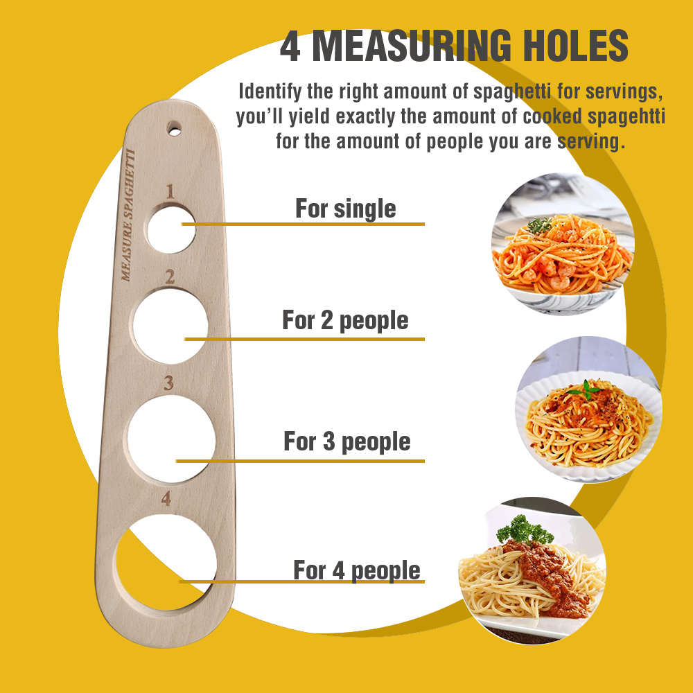 Wooden Pasta Measurer Spaghett - Pasta Measuring Tool 评论和价格