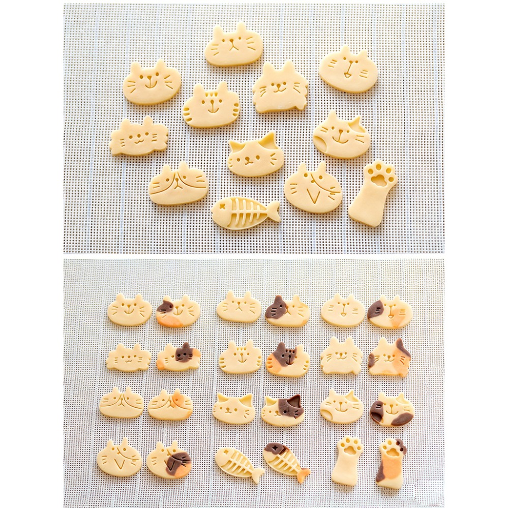 Cute Kitten DIY Stamp Cookie C - Kitchen Hanging Gadgets 评论和价格