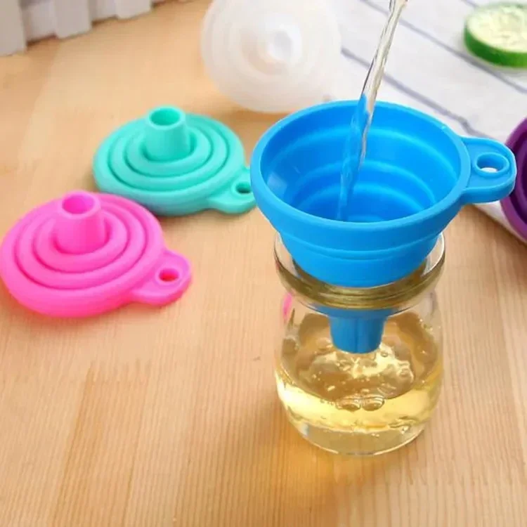1/4PCS Silicone Collapsible Fu - Kitchen Gadgets Design 评论和价格