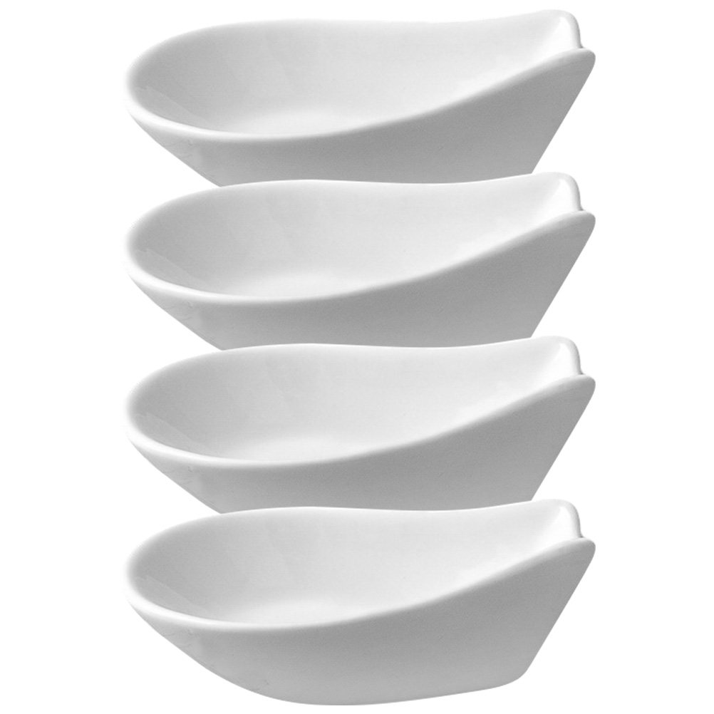 4Pcs Ceramic Spoon Rest Spoon  - Kitchen Gadgets You Must Have 评论和价格