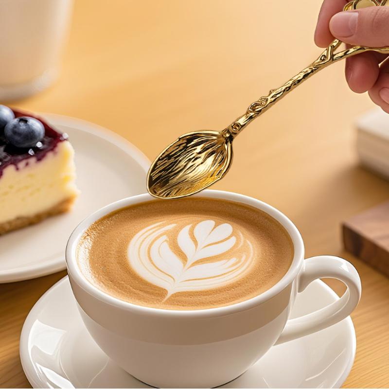 1Pc Metal Dessert Coffee Spoon - Kitchen Gadgets Vintage 评论和价格