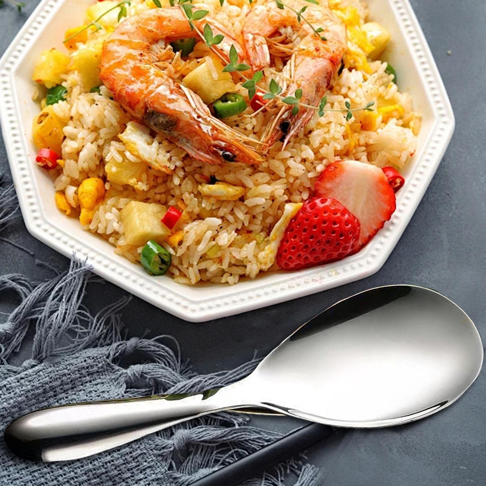 Stainless Steel Rice Spoon Pad - Kitchen Gadgets Under 100 评论和价格