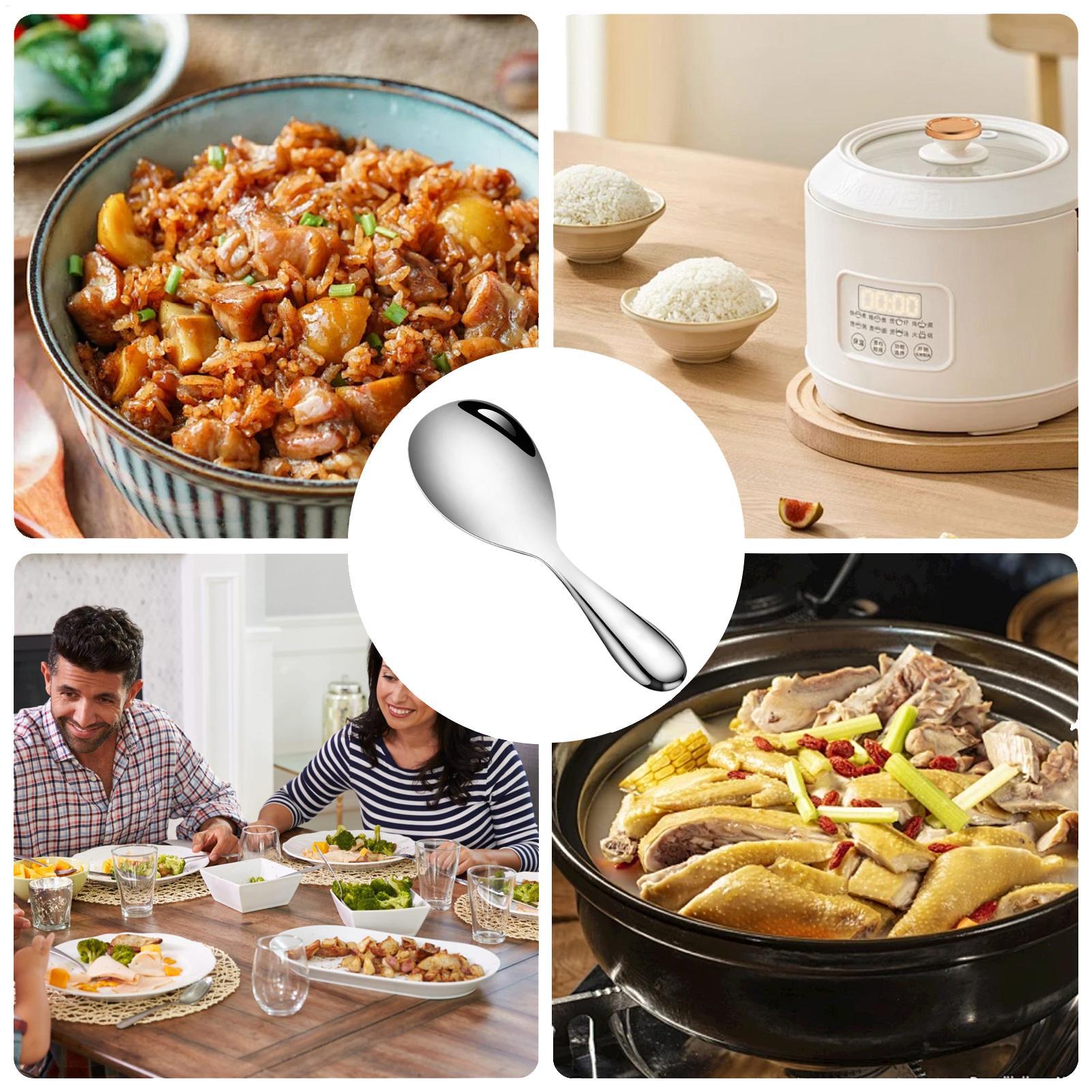 Stainless Steel Rice Spoon Pad - Kitchen Gadgets Under 100 评论和价格