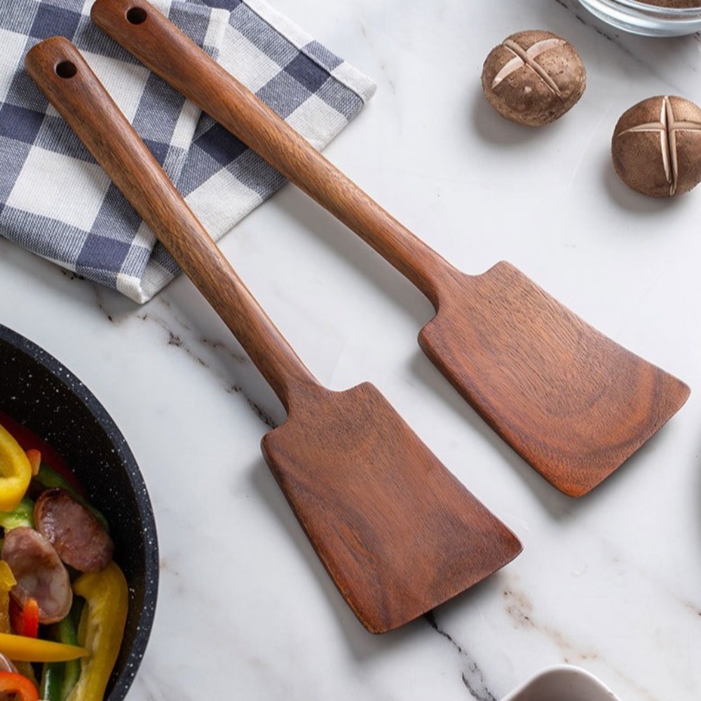 34cm Solid Wood Cooking Spatul - Kitchen Gadgets Under 100 评论和价格