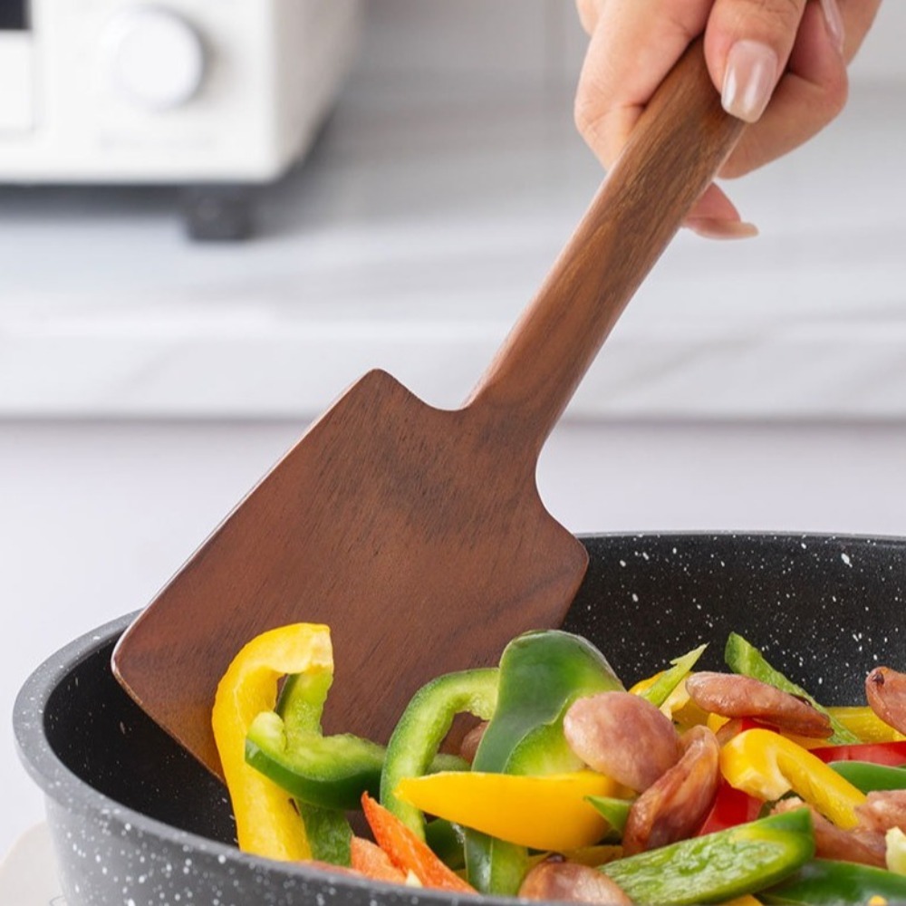 34cm Solid Wood Cooking Spatul - Kitchen Gadgets Under 100 评论和价格