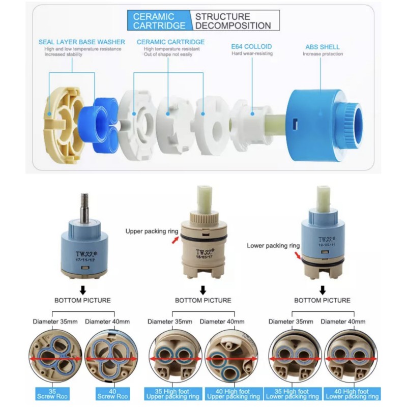 Faucets Mixing Spool Valve 25  - Kitchen Gadgets Mixer 评论和价格