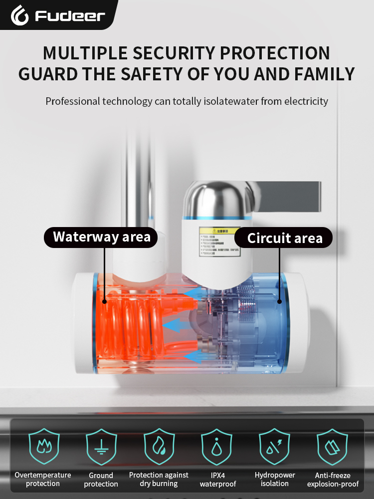 Fudeer Electric Water Heater 2 - Kitchen Gadgets Mixer 评论和价格