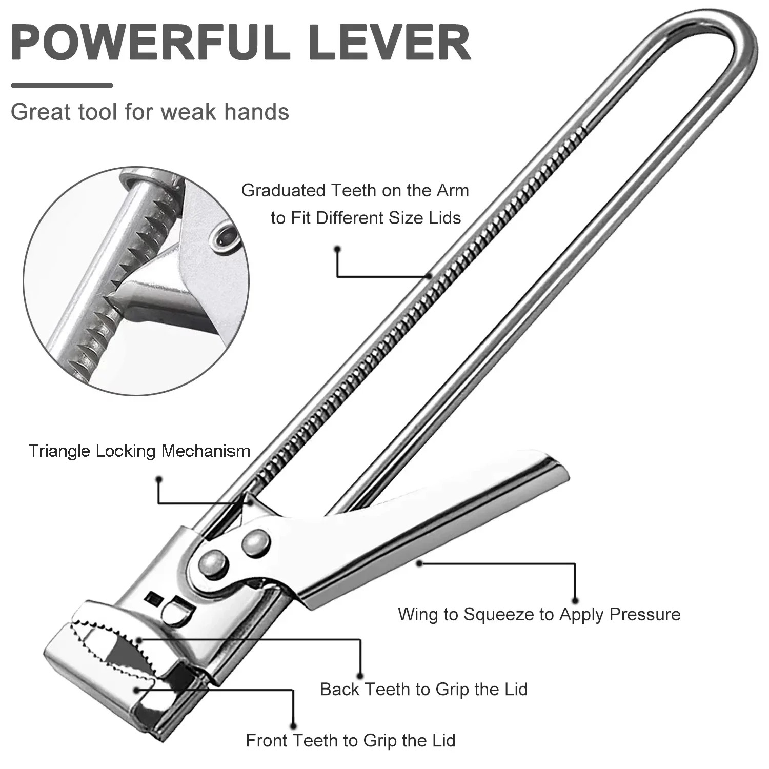 Adjustable Stainless Steel Non - Kitchen Gadgets Jar Openers 评论和价格
